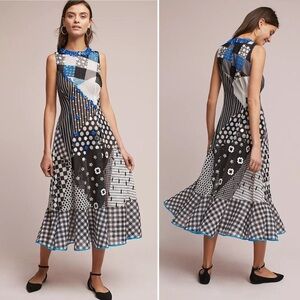 NWT Anthropologie Pankaj & Nidhi Cato Embellished Midi Dress, size 4